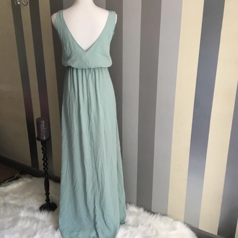 Show Me Your MuMu Kendall Maxi dress Sage Small - Picture 3 of 7
